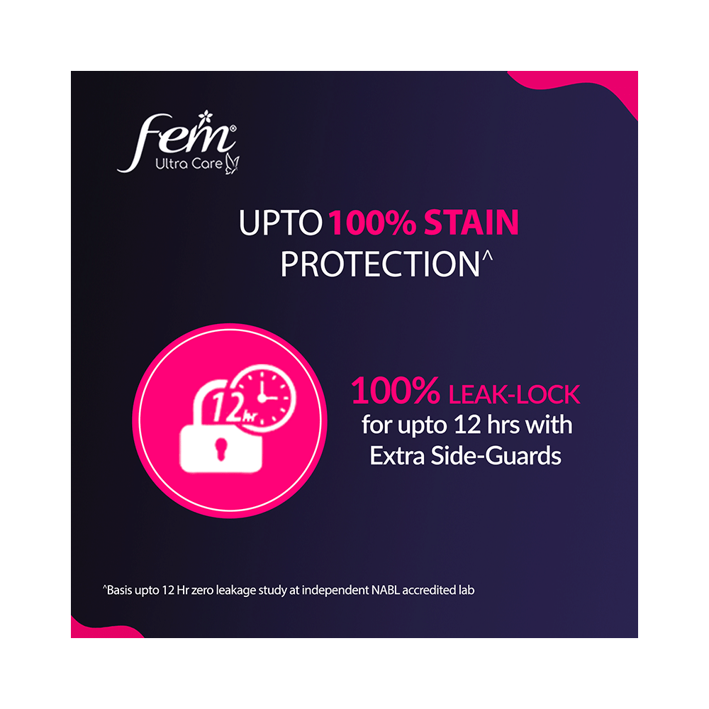 Fem Ultra Care Sanitary Pads XL+ - Image 4