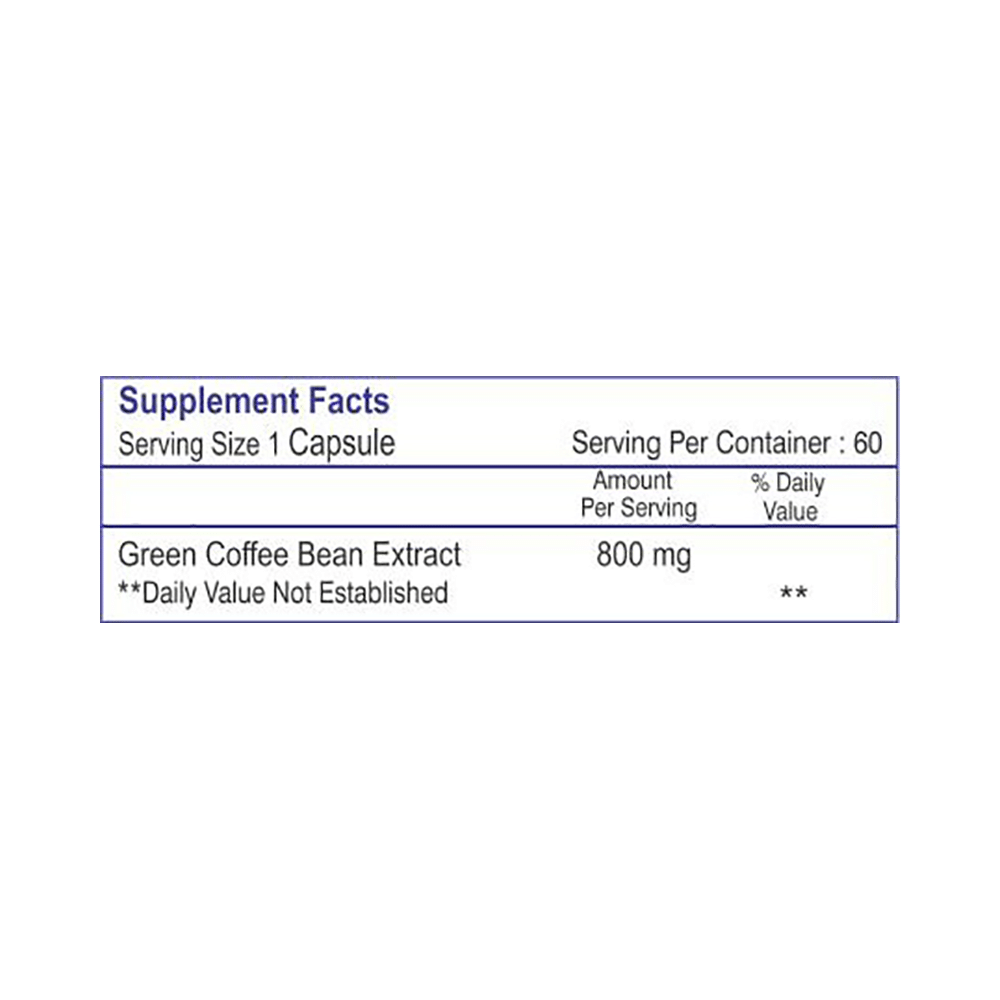 HealthVit Green Coffee 800mg Capsule - Image 4