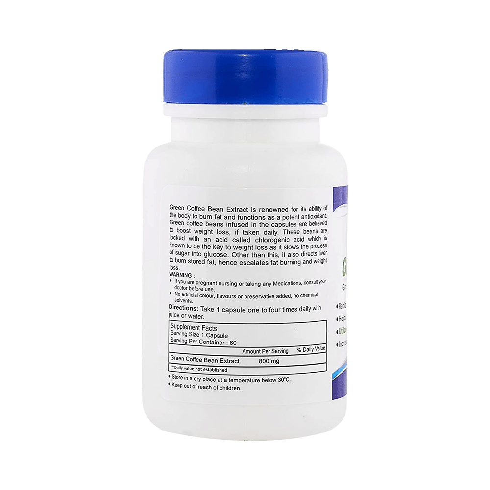 HealthVit Green Coffee 800mg Capsule - Image 3