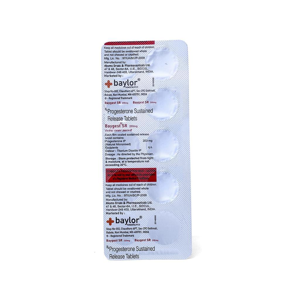 Baygest SR 200mg Tablet - Image 2
