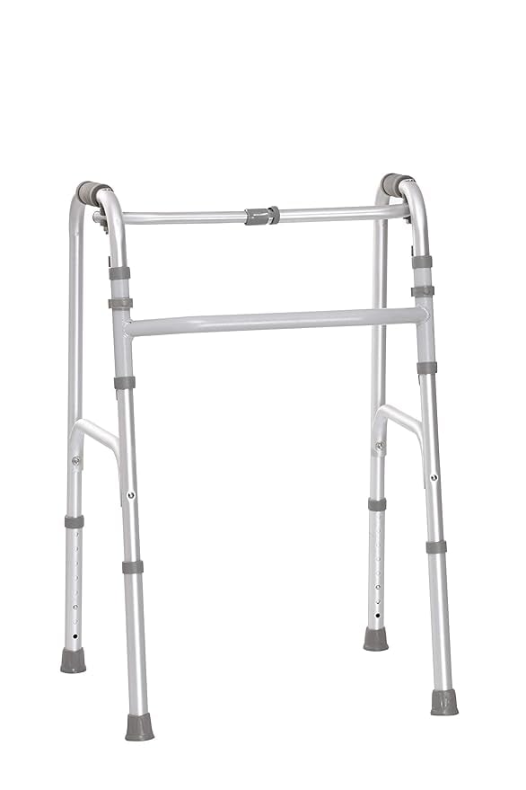 Tynor Folding Walker Invalids Reciprocating All Pods Silver Universal Size - Image 1