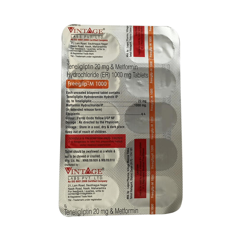 Freeglip-M 1000 Tablet ER - Image 2