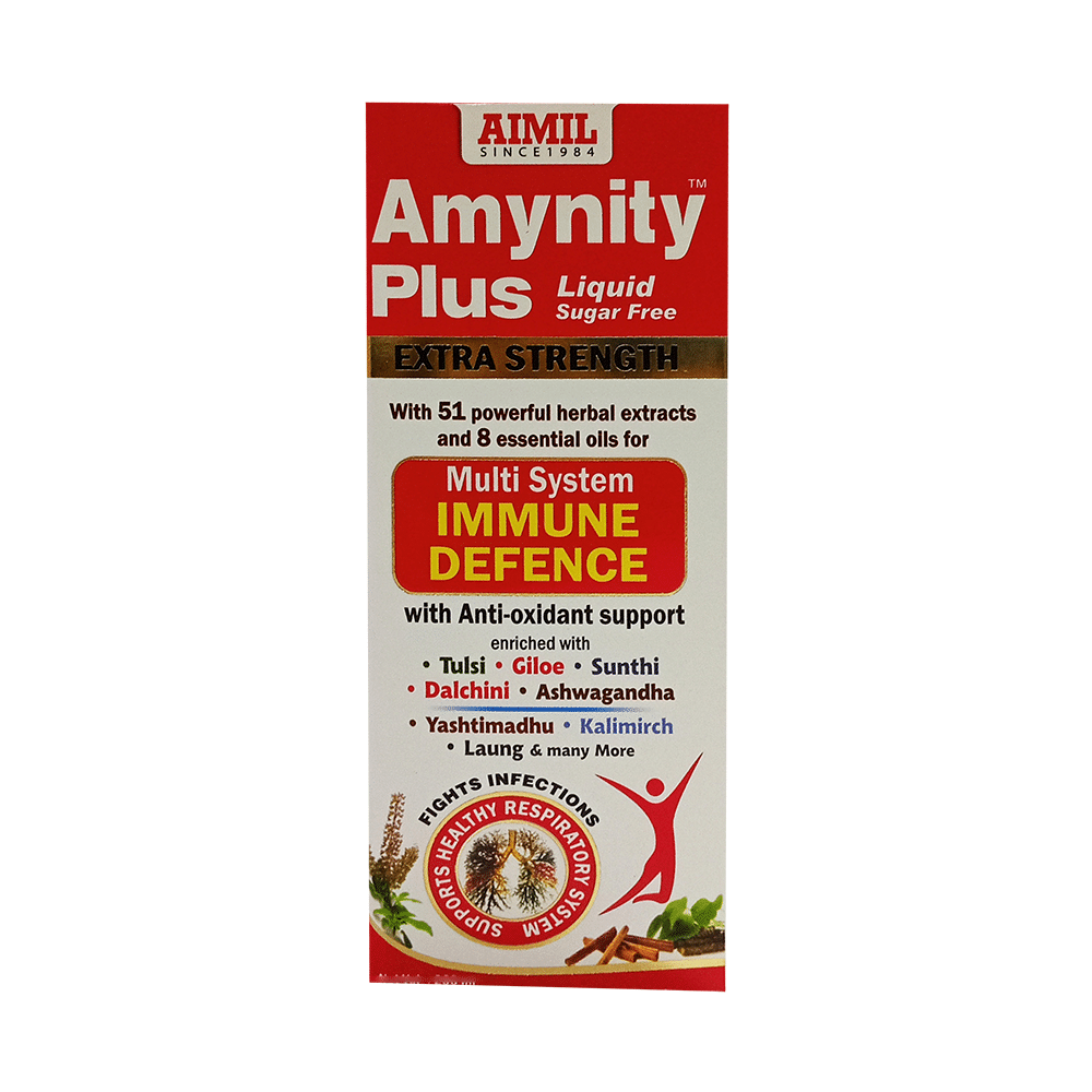 Aimil Amynity Plus Liquid Sugar Free - Image 1
