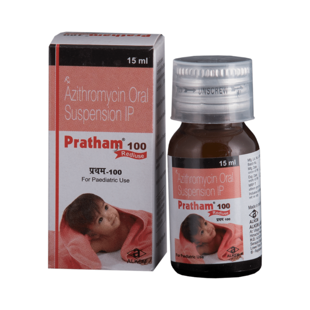 Pratham 100 Rediuse Oral Suspension - Image 1