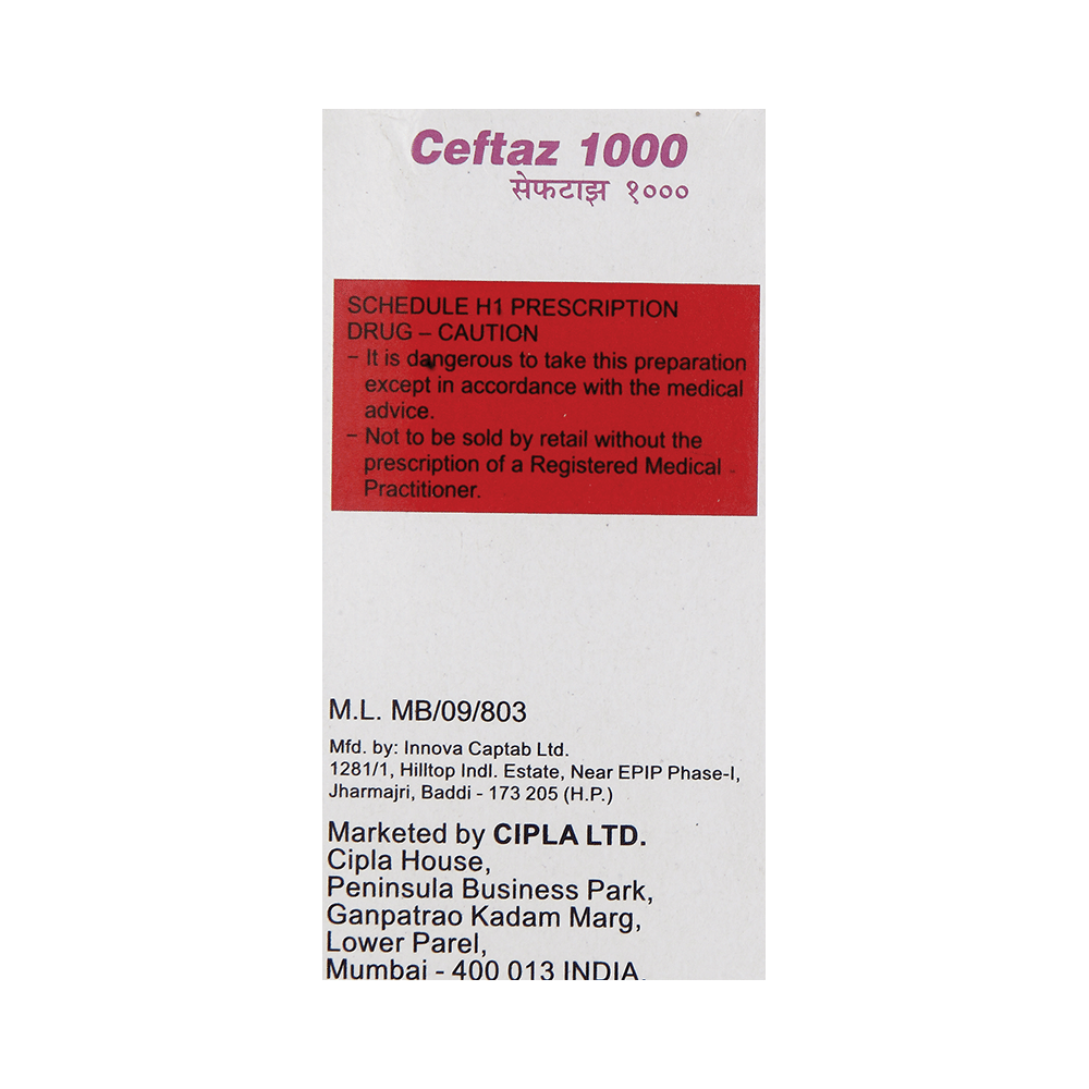 Ceftaz 1gm Injection - Image 2