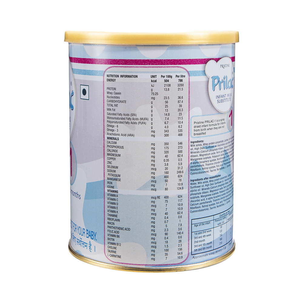 Pristine Prilac Infant Milk Substitute Stage 1 (Upto 6 months) - Image 4