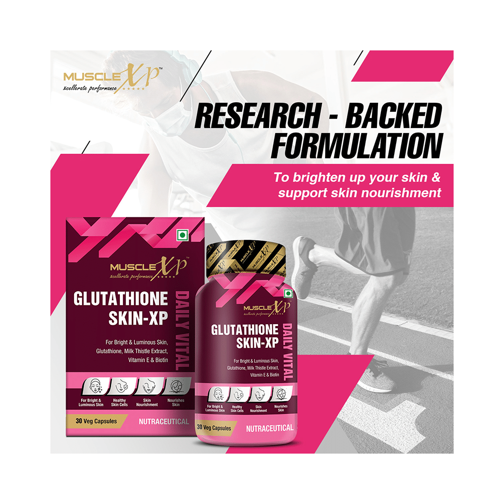 MuscleXP Glutathione Skin-XP Daily Vital Veg Capsule (30 Each) - Image 14