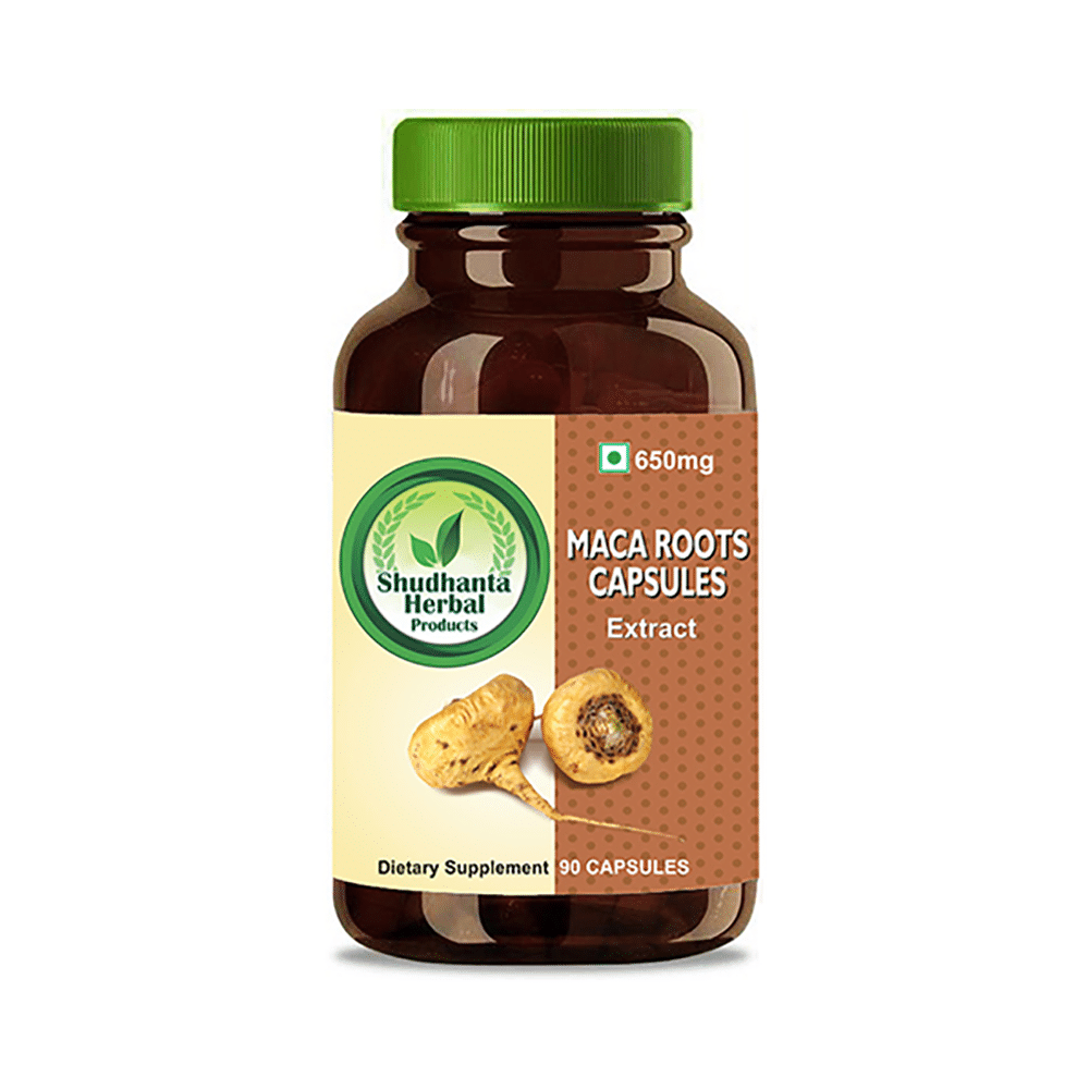 Shudhanta Herbal Maca Roots 650mg Capsule