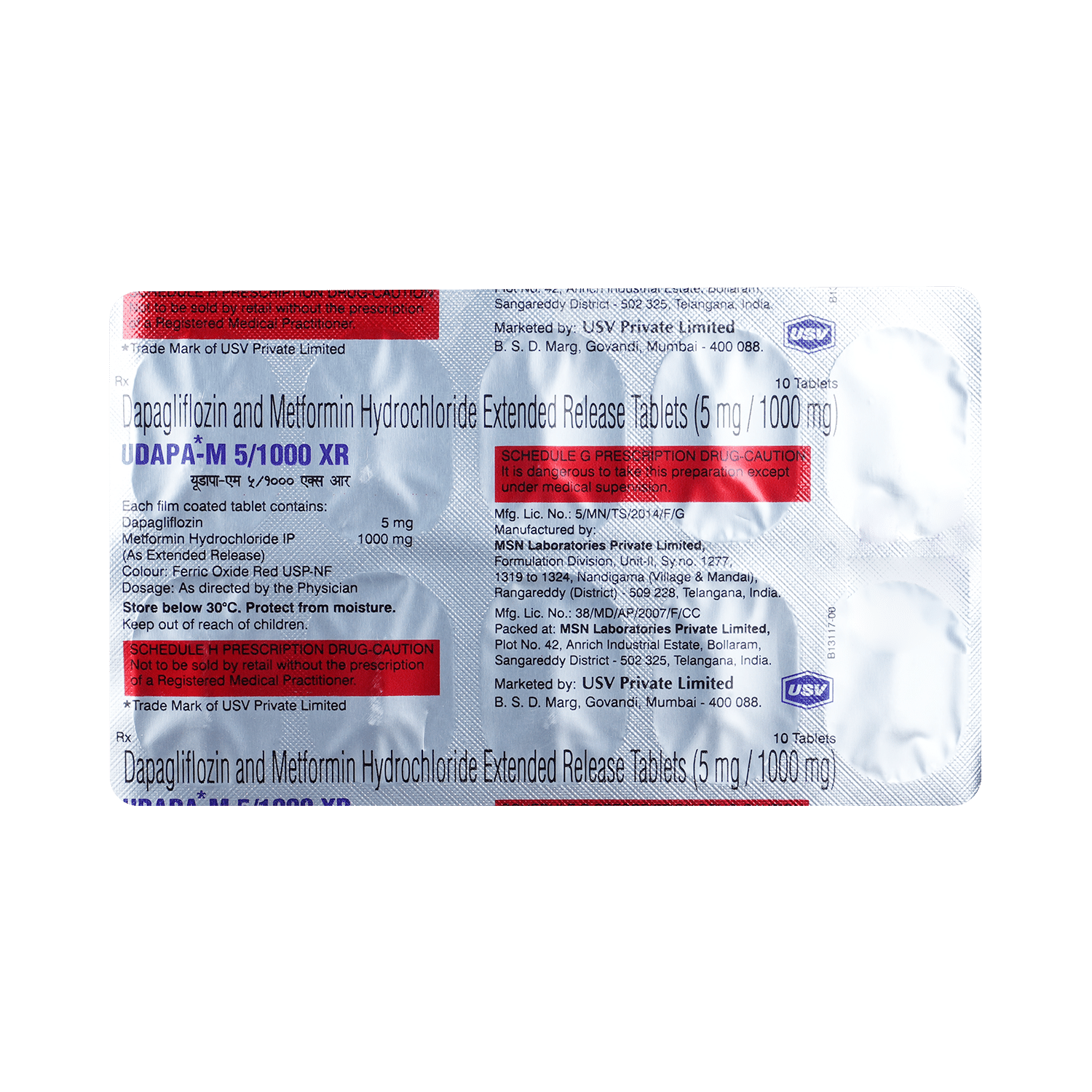 Udapa M 5/1000 XR Tablet - Image 6