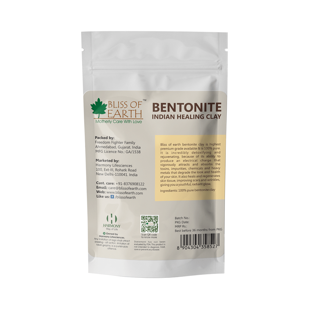 Bliss of Earth Mineral Rich and Natural Bentonite Indian Healing Clay Powder - Image 2