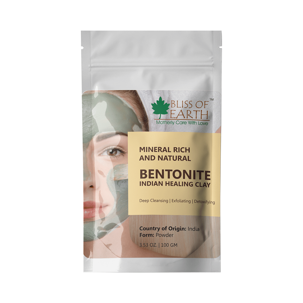 Bliss of Earth Mineral Rich and Natural Bentonite Indian Healing Clay Powder - Image 1