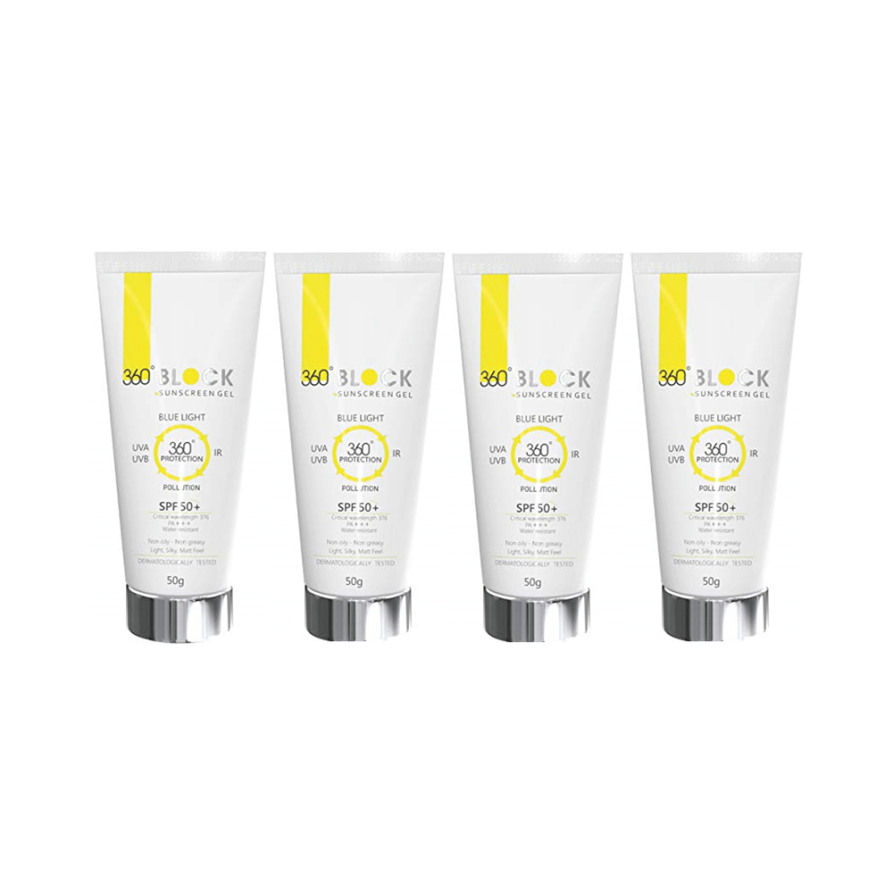 360° Block Sunscreen Gel (50gm Each) SPF 50+ - Image 1