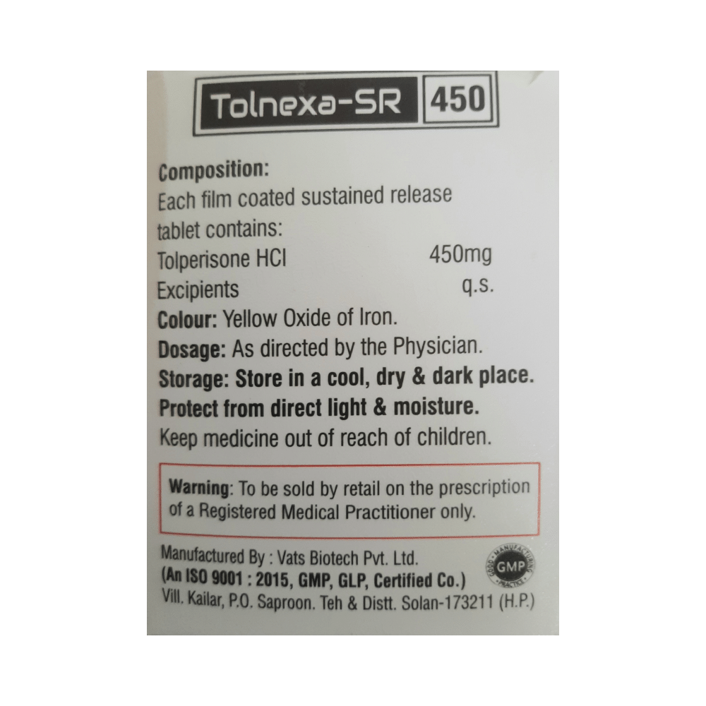Tolnexa-SR 450 Tablet - Image 2
