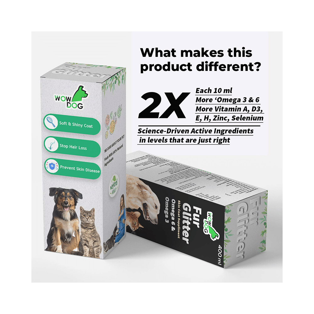 Wow Dog Fur Glitter Skin Coat Suppliment - Image 2