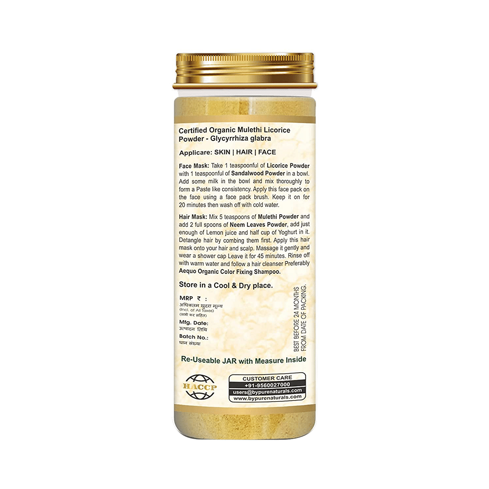 byPureNaturals Mulethi Licorice Powder - Image 2
