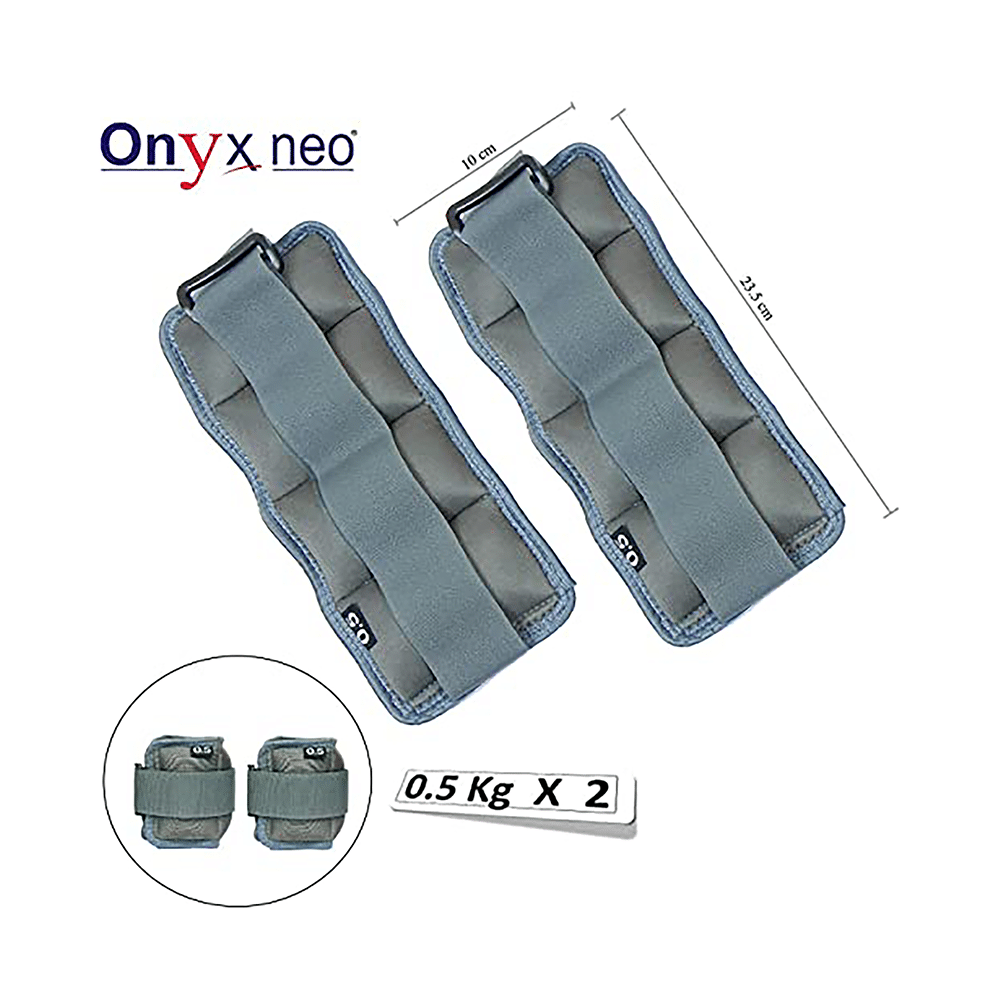 Onyxneo Ankle & Wrist Weight Cuffs 0.5kg - Image 3