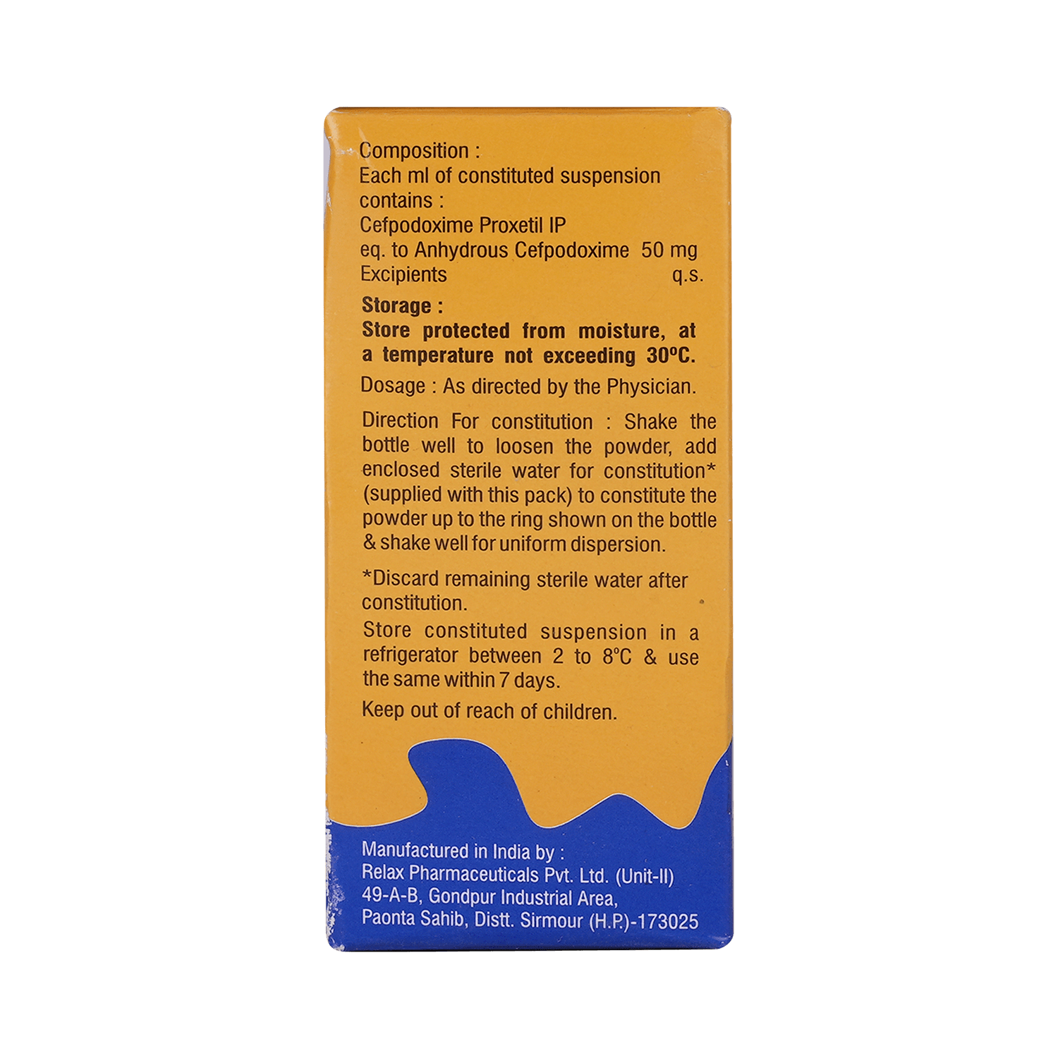 Gudcef DS 50mg Oral Drops - Image 4