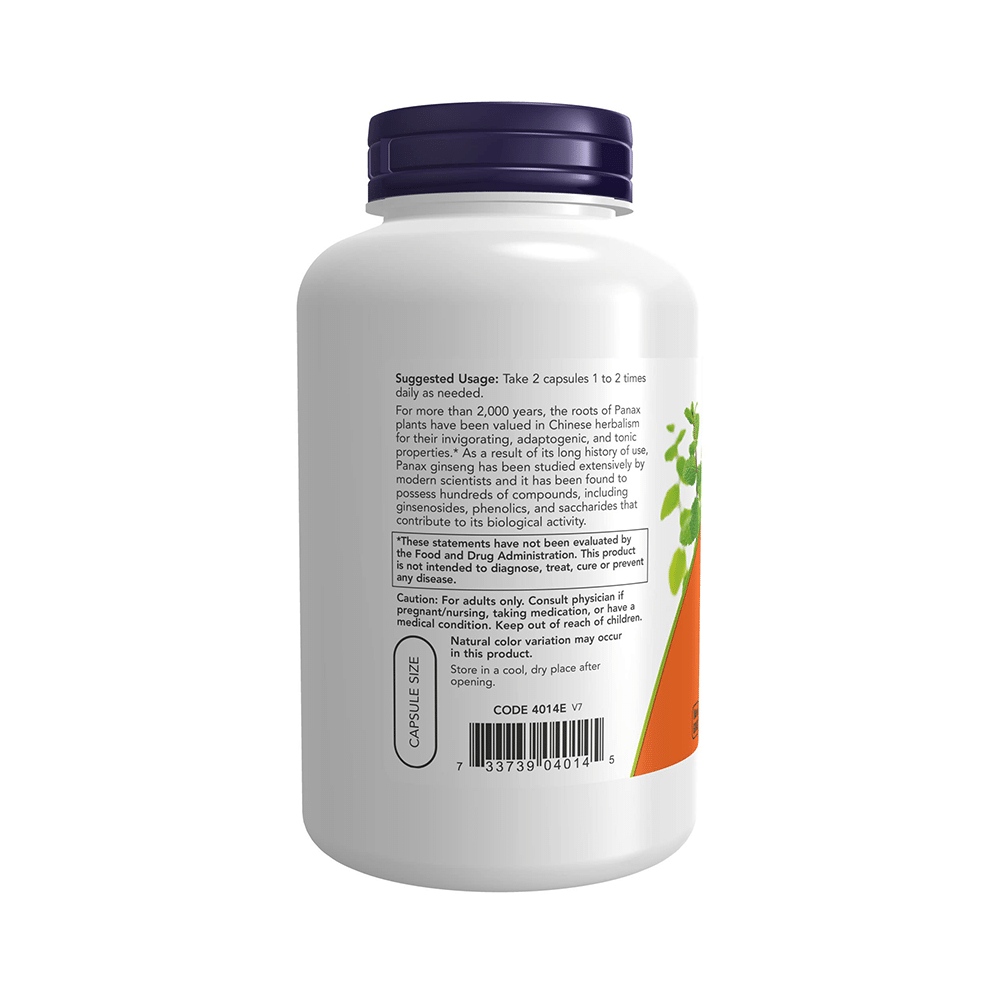Now Panax Ginseng Extract Veg Capsule - Image 2