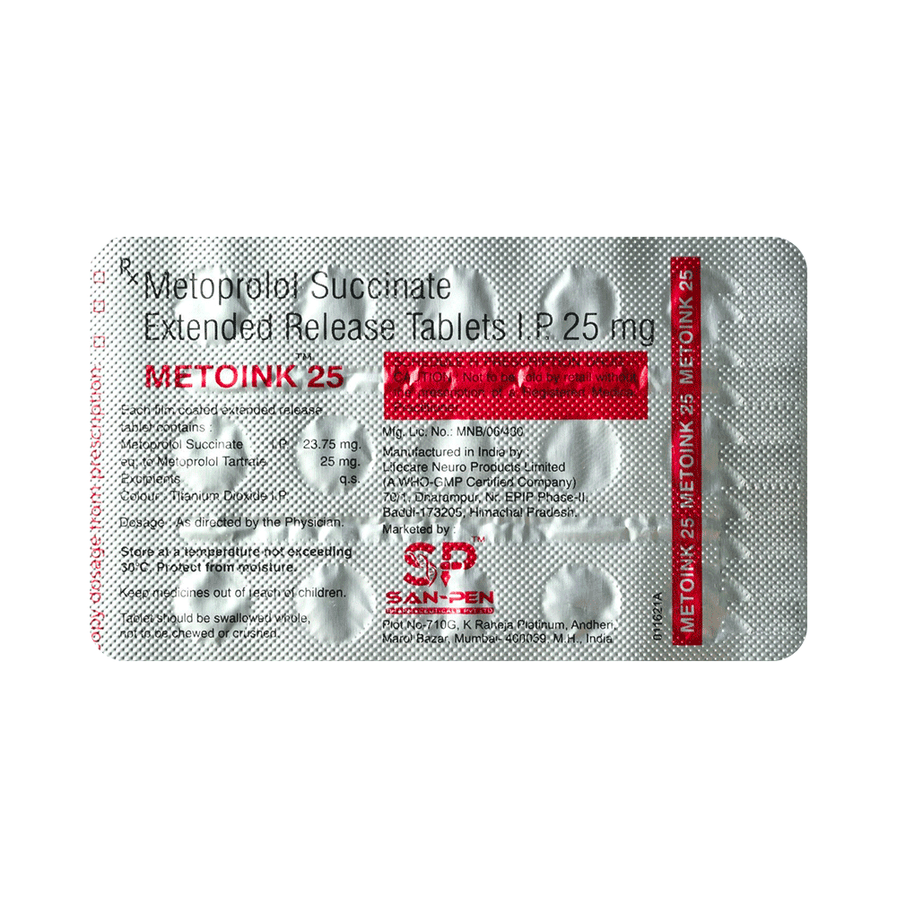 Metoink 25 Tablet ER - Image 4