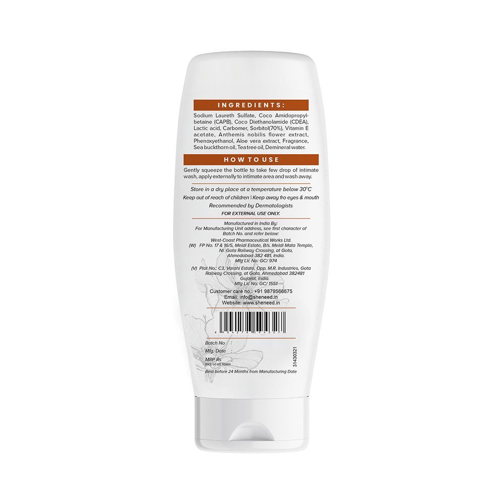SheNeed Feminine Intimate Wash 24 Hour Protection - Image 2