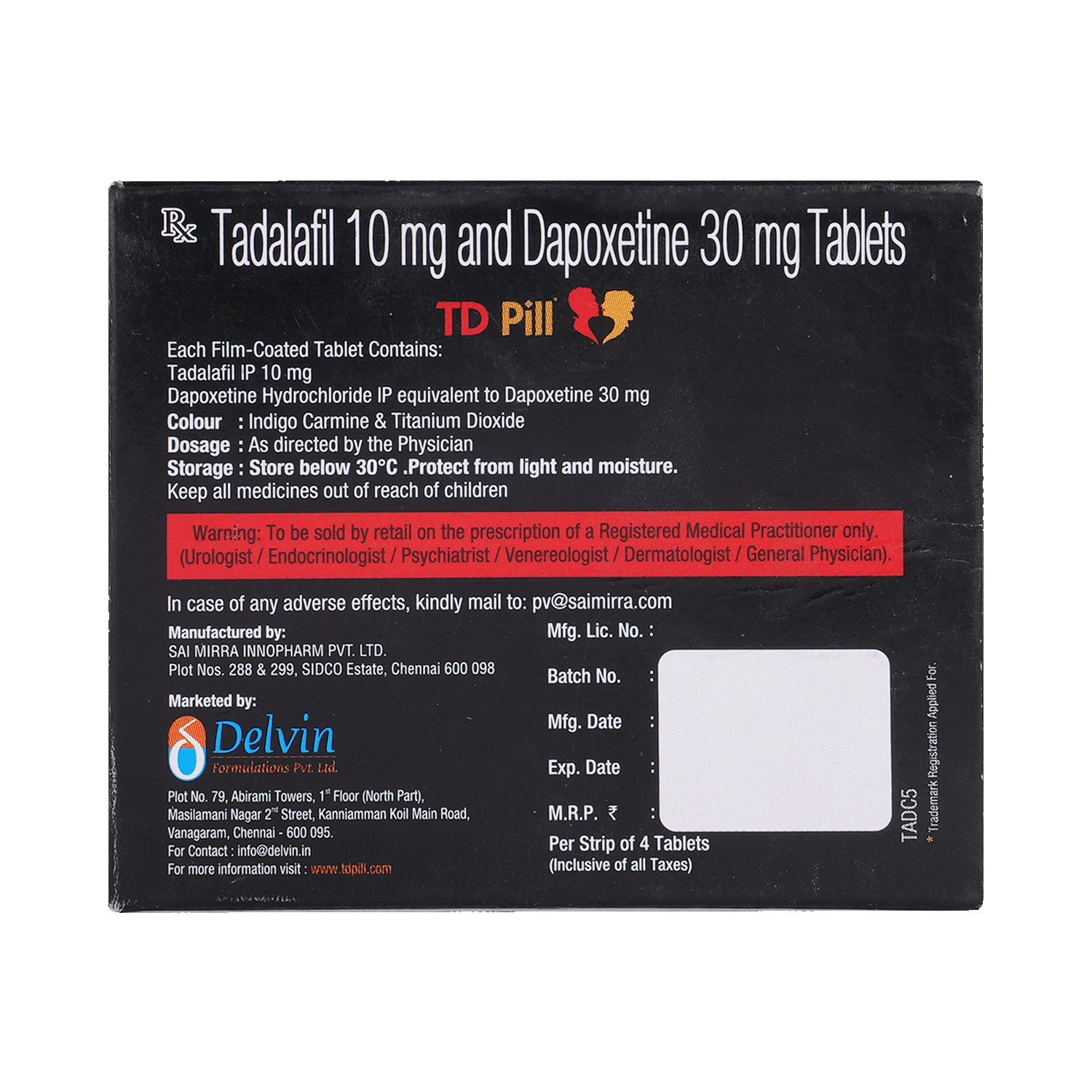 TD Pill Tablet - Image 3