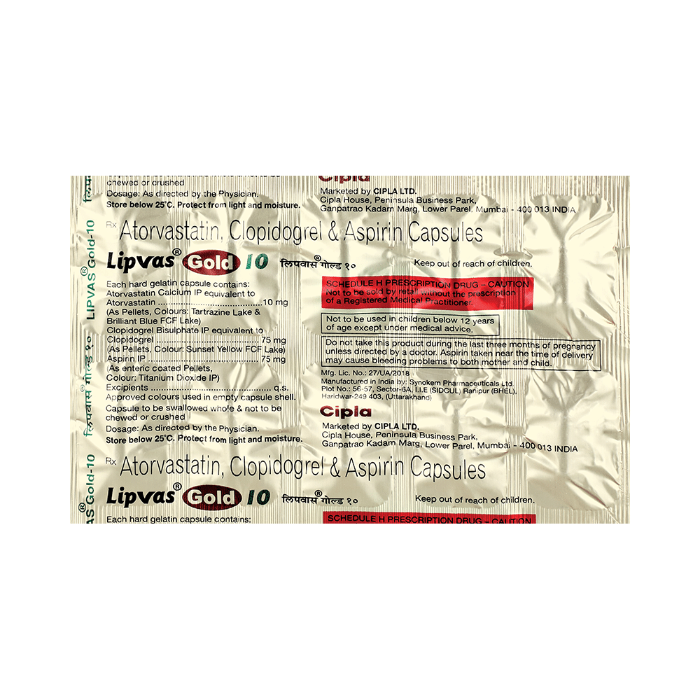 Lipvas Gold 10 Capsule - Image 2