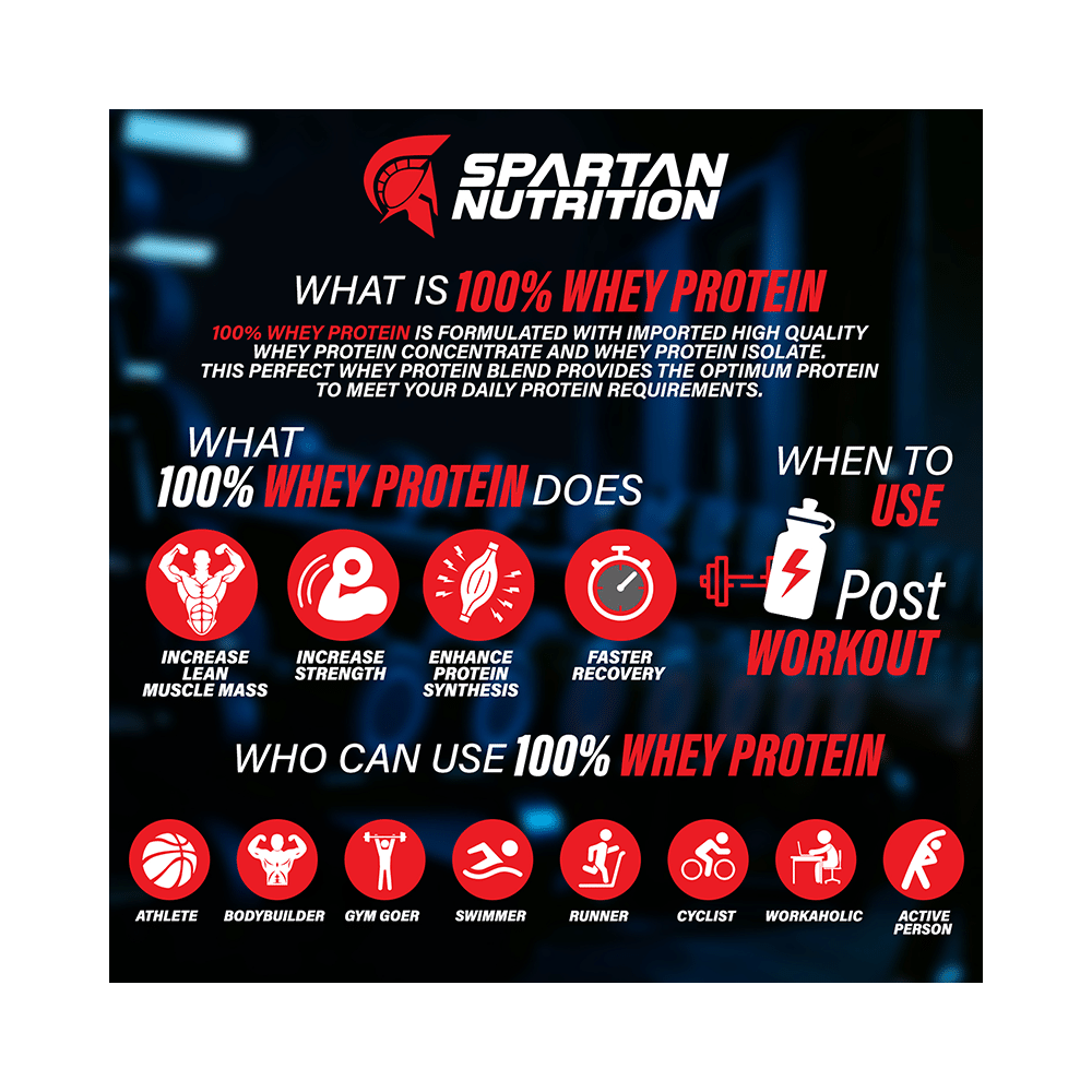 Spartan Nutrition 100% Whey Protein Pro Powder Almond Fudge - Image 10