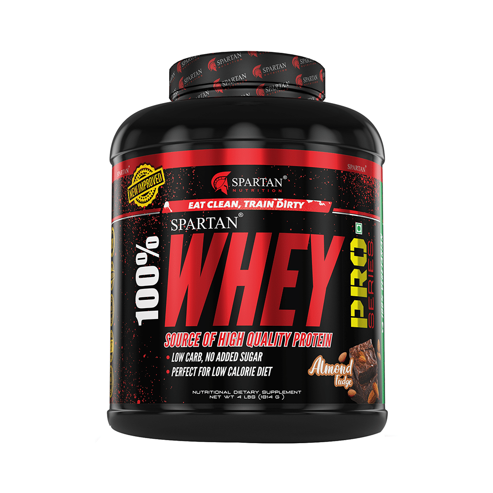 Spartan Nutrition 100% Whey Protein Pro Powder Almond Fudge - Image 9