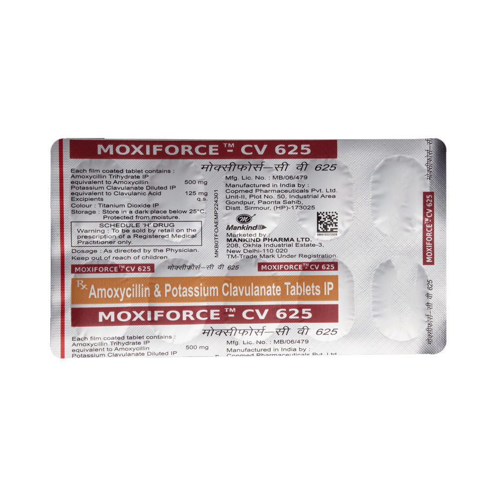 Moxiforce-CV 625 Tablet - Image 5
