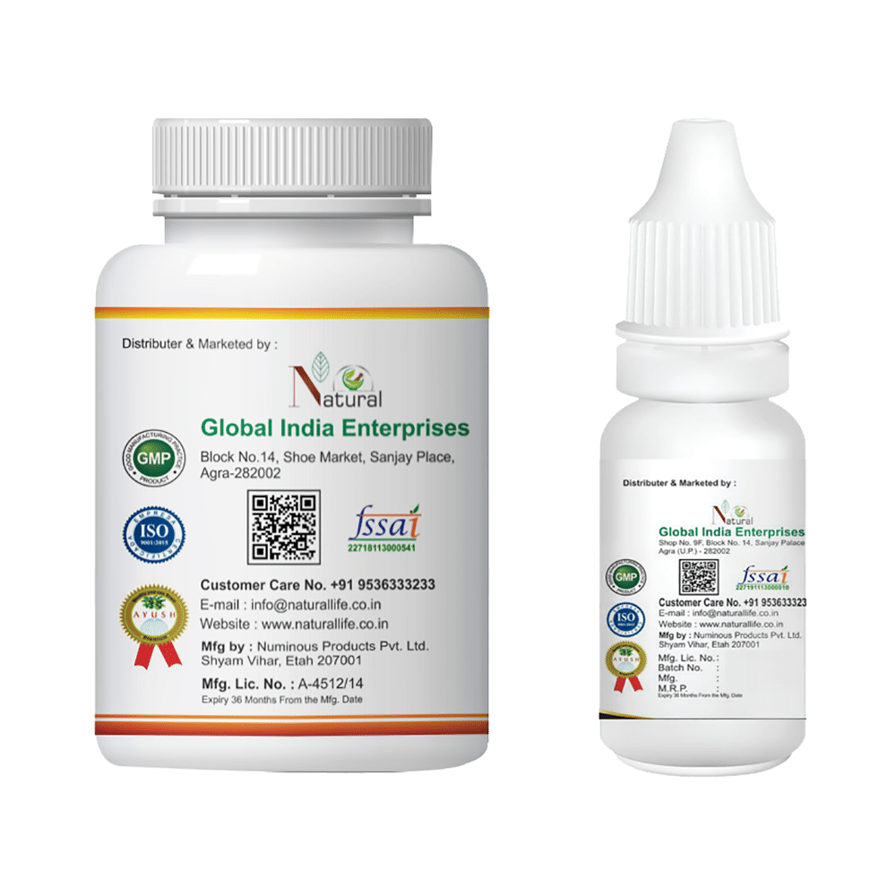 Natural Win Power 500mg, 60 Capsule & Ling Booster Oil 15ml - Image 2