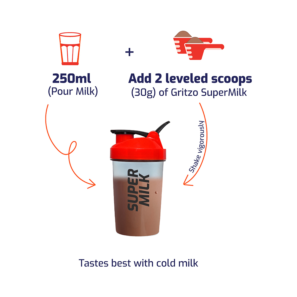 Gritzo SuperMilk Daily Nutrition (13+y Girls) 13+ Yrs Girl Athlete Double Chocolate - Image 10