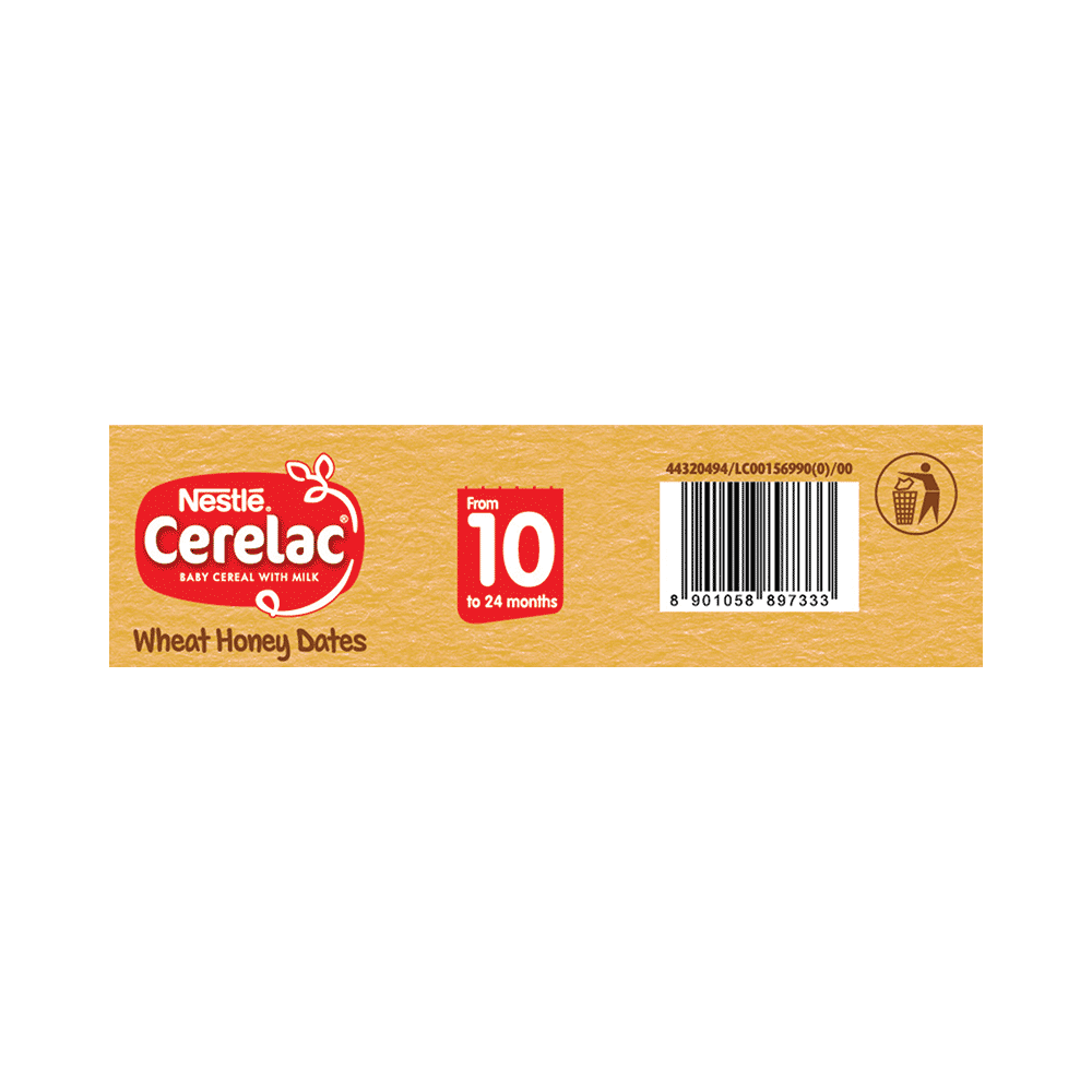 Nestle Cerelac Baby (10 months+) Cereal with Milk, Iron, Vitamins & Minerals | Wheat Honey Dates - Image 7