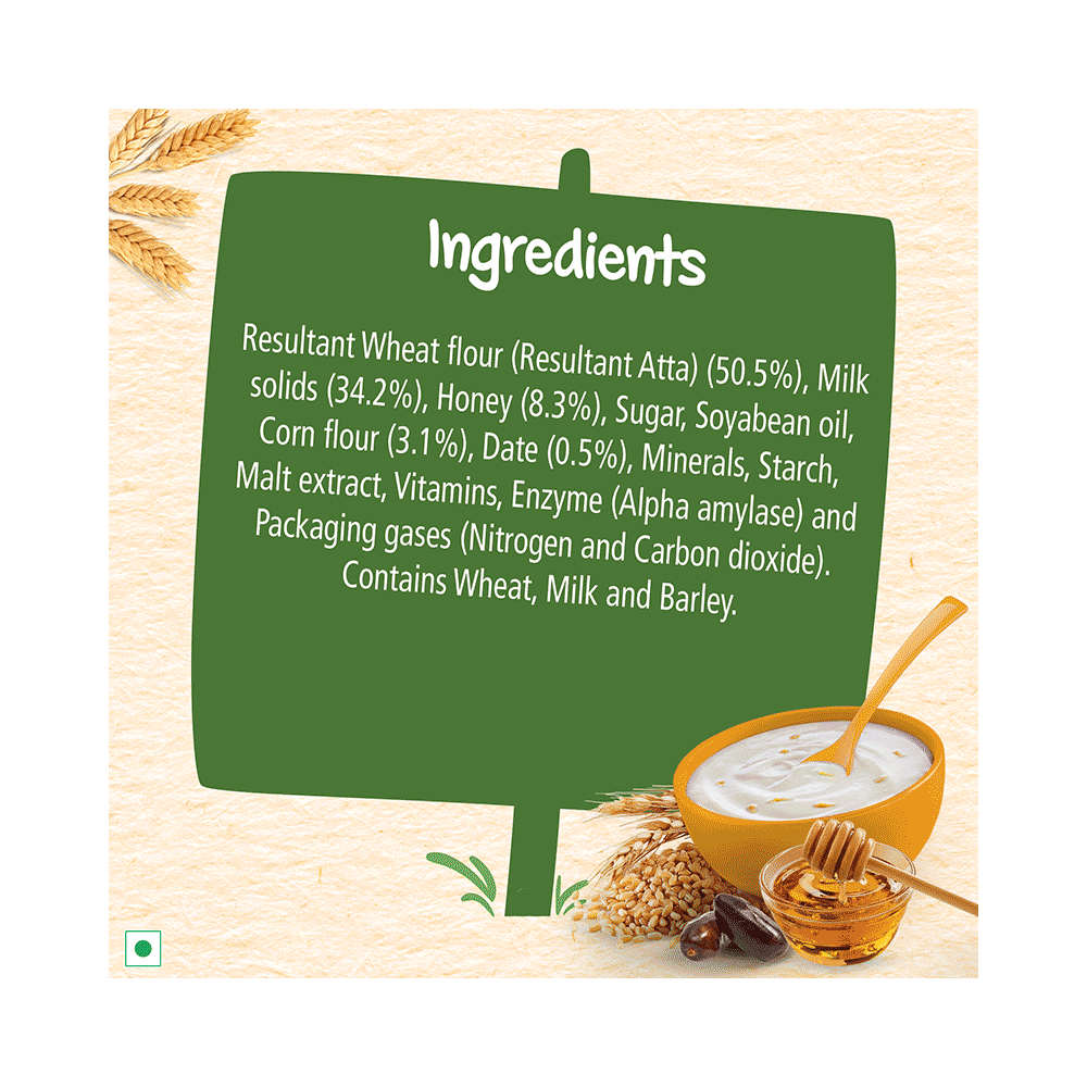 Nestle Cerelac Baby (10 months+) Cereal with Milk, Iron, Vitamins & Minerals | Wheat Honey Dates - Image 3