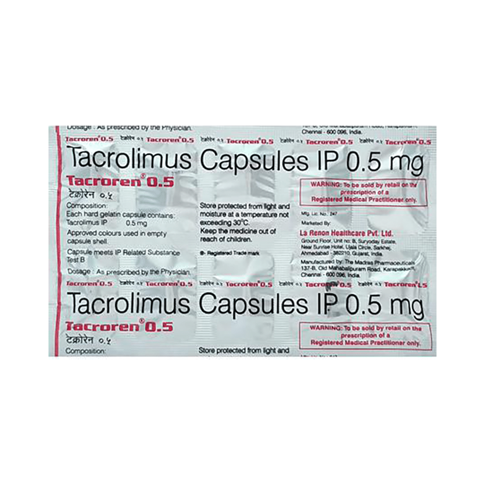 Tacroren 0.5 Capsule - Image 3