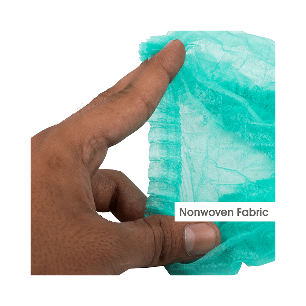 NMPL Hygiene Care Hair Cap Green - Image 5