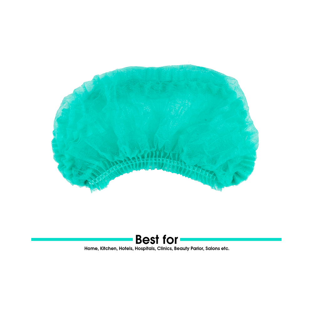 NMPL Hygiene Care Hair Cap Green - Image 4