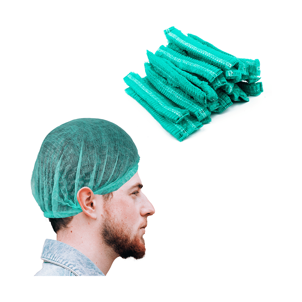 NMPL Hygiene Care Hair Cap Green - Image 2
