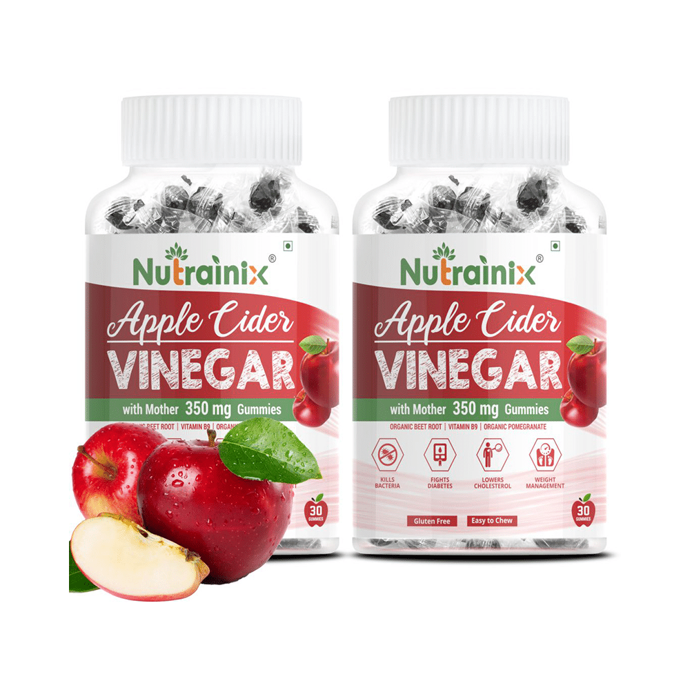 Nutrainix Apple Cider Vinegar with Mother 350mg Gummy (30 Each)