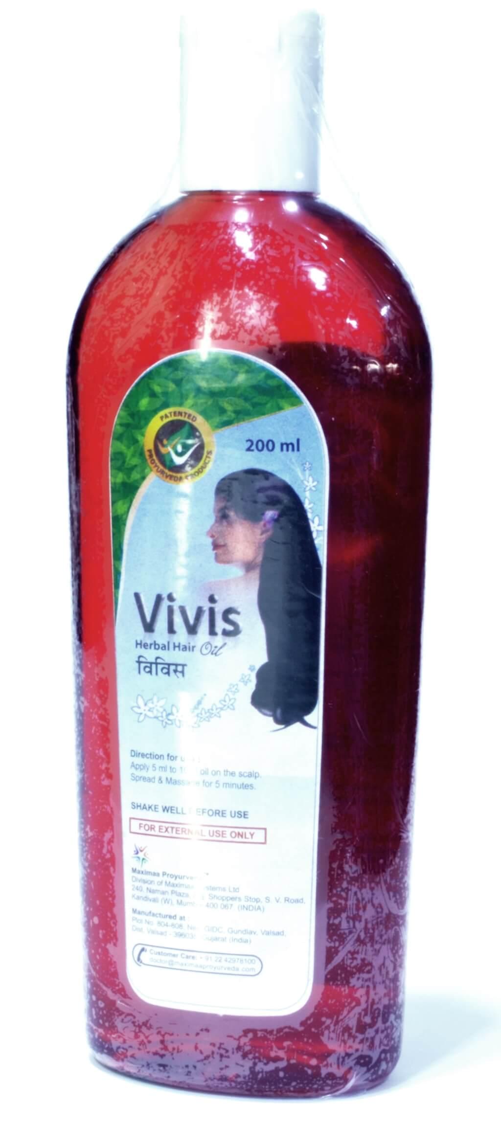 Proyurveda Vivis Herbal Hair Oil - Image 1