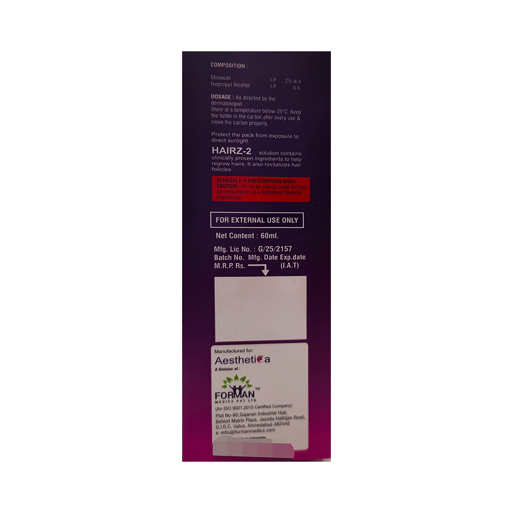 Hairz 2 Hair Growth Solution - Image 2