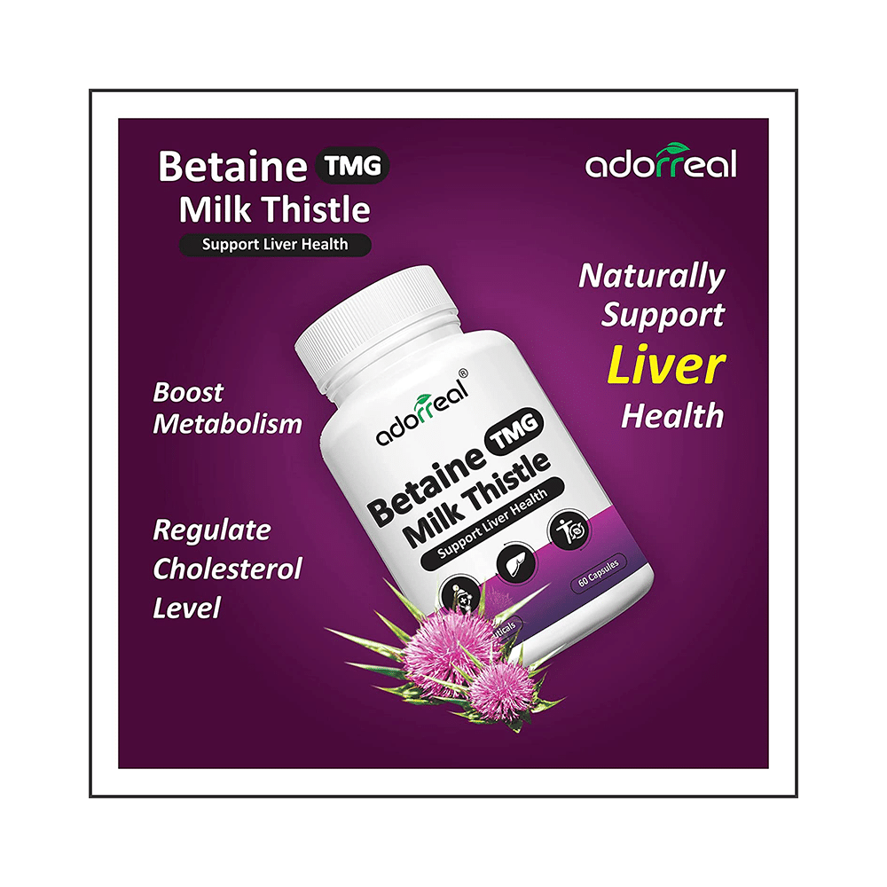 Adorreal Betaine TMG Milk Thistle Capsule - Image 4