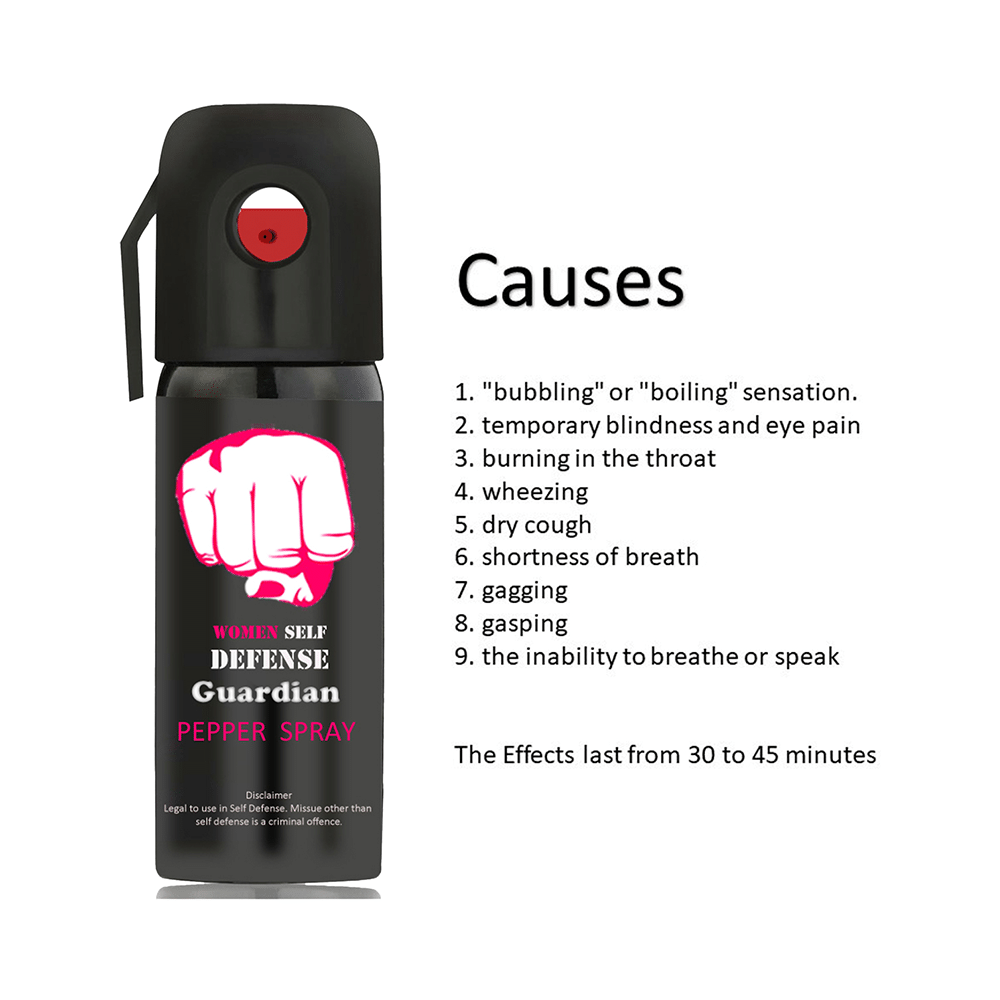Guardian Women Self Defense Pepper Spray (55ml Each) - Image 6