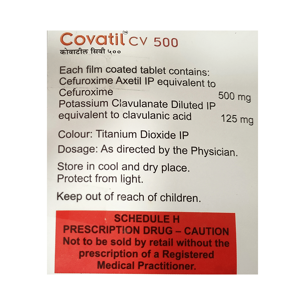 Covatil CV 500 Tablet - Image 2