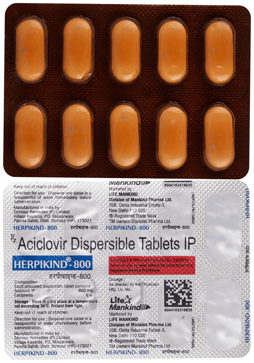 Herpikind 800 Tablet