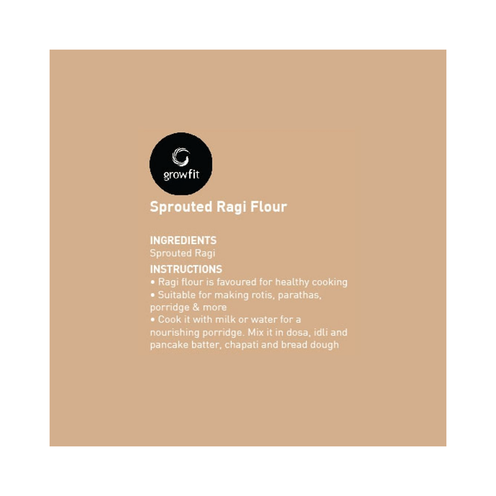 Growfit Sprouted Ragi Flour - Image 4