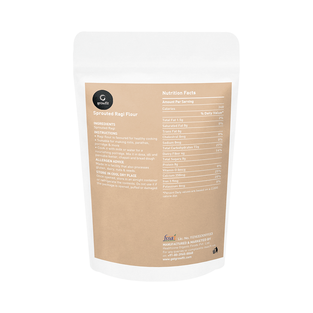 Growfit Sprouted Ragi Flour - Image 2