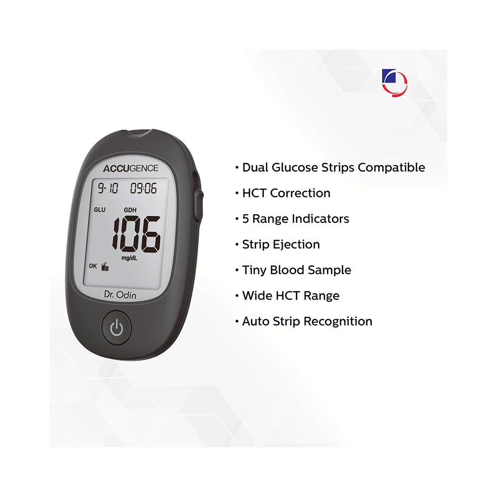 Dr. Odin PM-900 Accugence Multi monitoring Glucose Meter Kit Black - Image 3