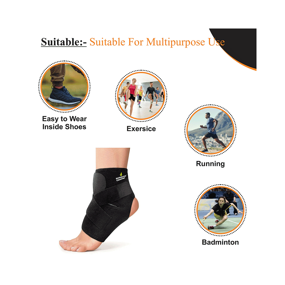 Superfine Comfort Ankle Support Compression Brace - Image 2