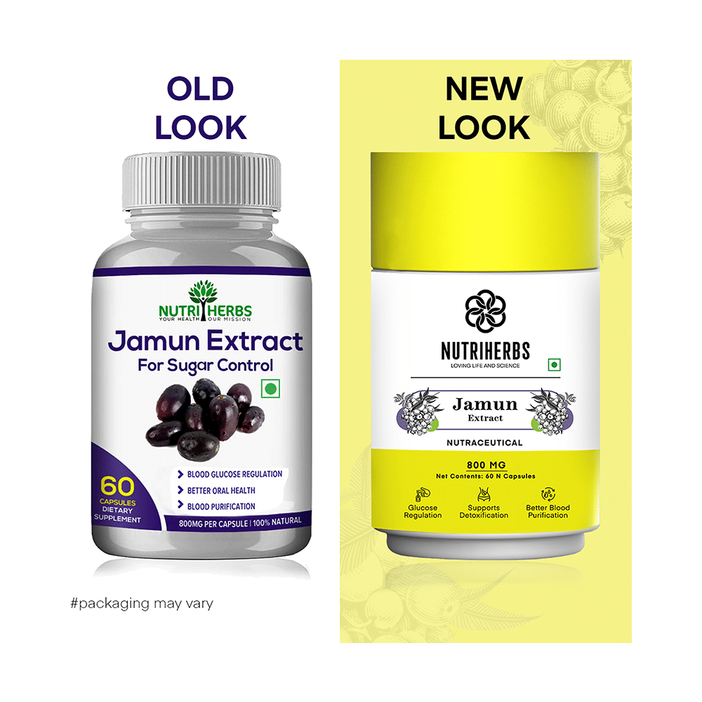 Nutriherbs Jamun Extract 800mg Capsule - Image 7