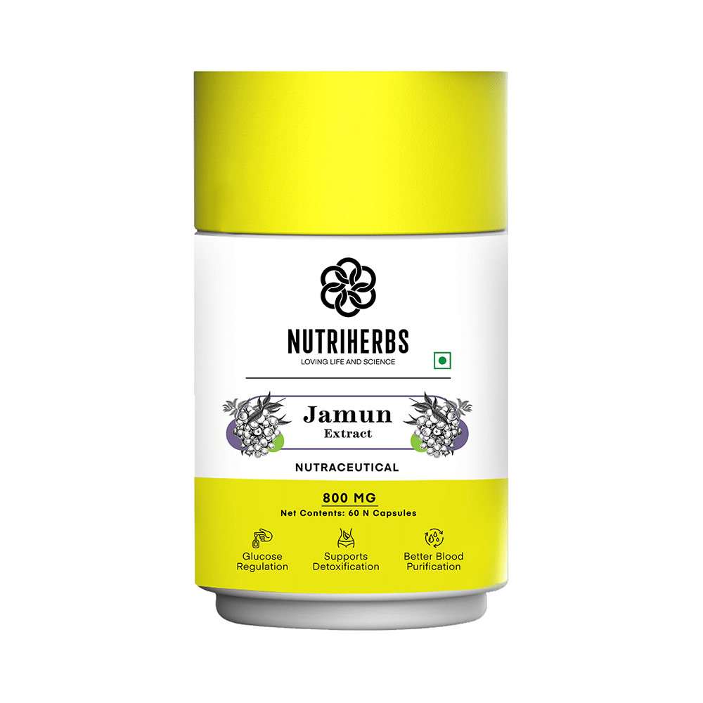Nutriherbs Jamun Extract 800mg Capsule - Image 1